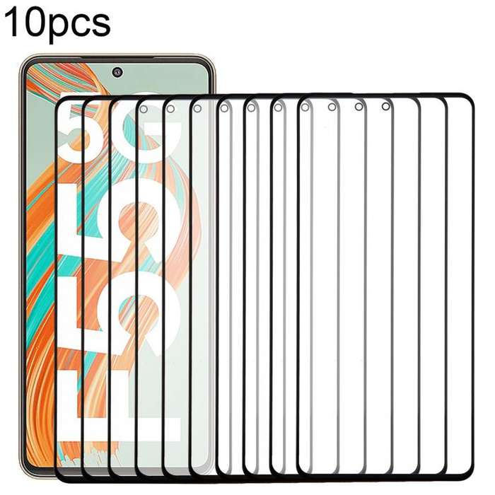 For Samsung Galaxy F55 SM-E556B 10pcs Front Screen Outer Glass Lens with OCA Optically Clear Adhe...