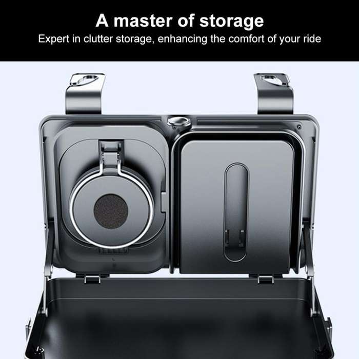 K255 Car Seat Back Storage Rack Multifunctional Tissue Box Water Cup Holder Car Rear Seat Tray De...