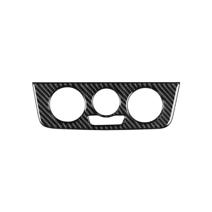 Carbon Fiber Car Air Conditioner Switch Panel A Decorative Sticker for SEAT Ibiza 2009-2014, Left...