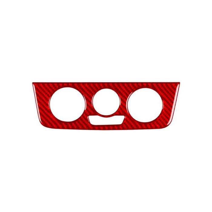 Carbon Fiber Car Air Conditioner Switch Panel A Decorative Sticker for SEAT Ibiza 2009-2014, Left...