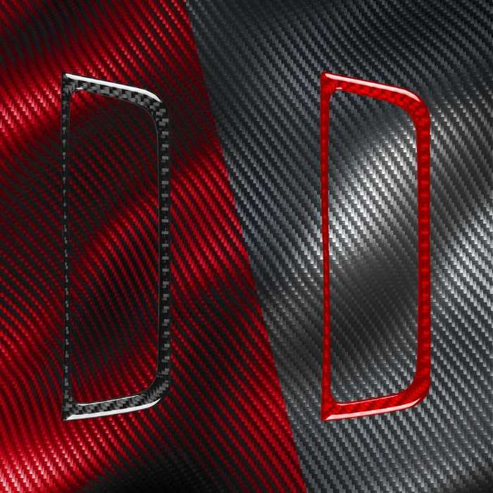 Carbon Fiber Car Air Conditioner Switch Panel B Decorative Sticker for SEAT Ibiza 2009-2014, Left...