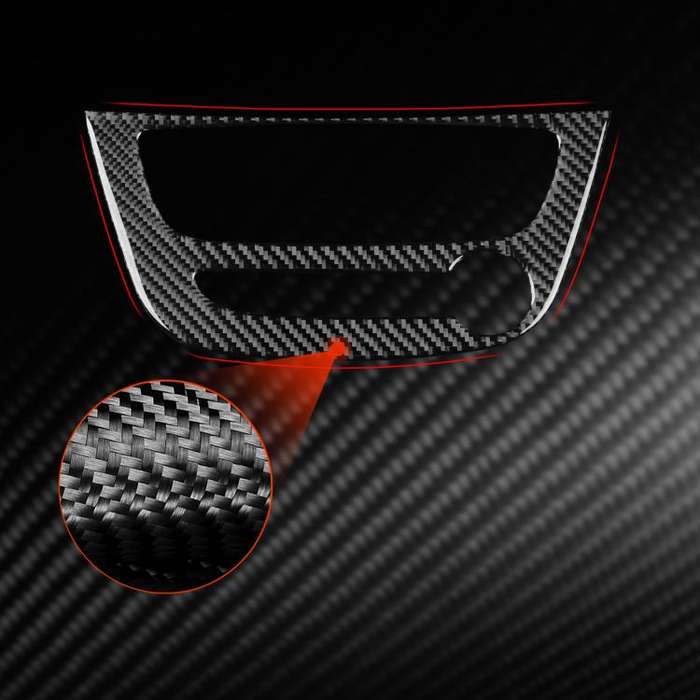 Carbon Fiber Car Air Conditioner Panel A Decorative Sticker for Renault Fluence 2009-2017 / Megan...