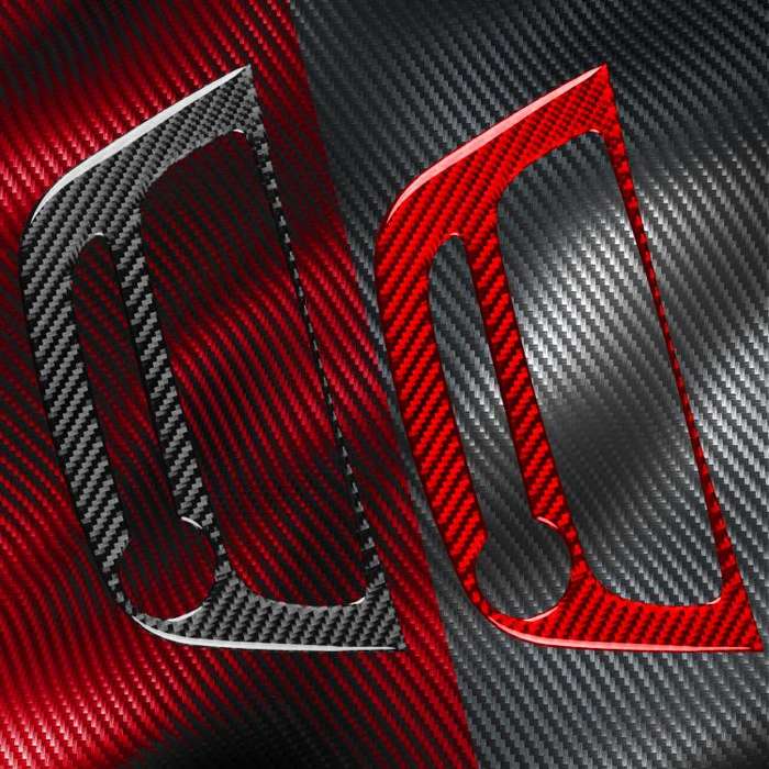 Carbon Fiber Car Air Conditioner Panel A Decorative Sticker for Renault Fluence 2009-2017 / Megan...
