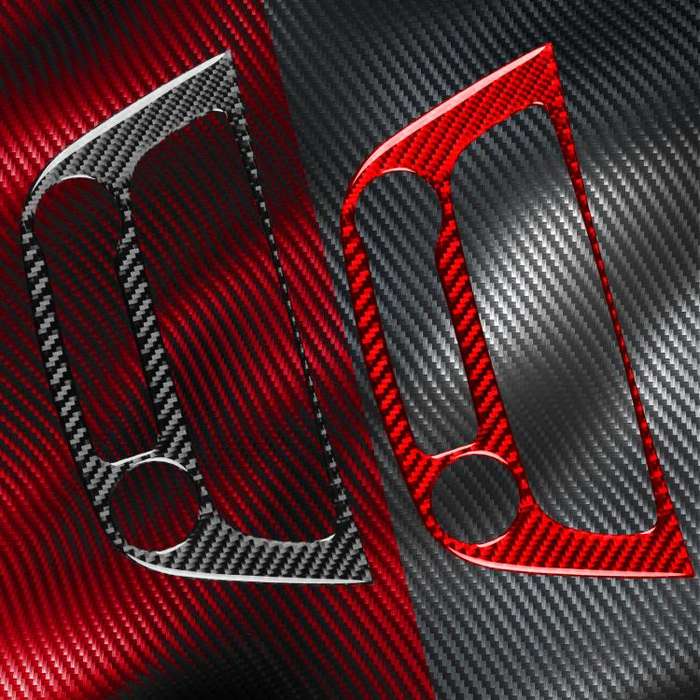 Carbon Fiber Car Air Conditioner Panel B Decorative Sticker for Renault Fluence 2009-2017 / Megan...