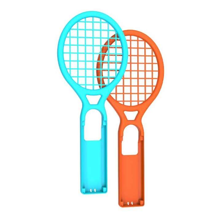 For Nintendo Switch 2 Joy-Con 1pair iPlay HBS-2839 Left and Right Handle Tennis Rackets(Orange Blue)