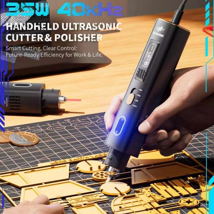 Jakemy JM-Y10 Series 35W 2 in 1 Handheld Ultrasonic Cutter Polisher, Plug:US Plug