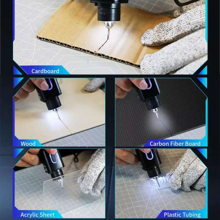 Jakemy JM-Y10 Series 35W 2 in 1 Handheld Ultrasonic Cutter Polisher, Plug:UK Plug