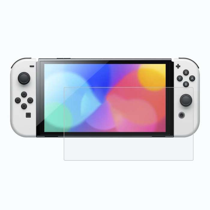 For Nintendo Switch OLED Dust-Free Warehouse HD Curved Edge Tempered Film