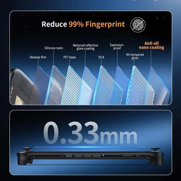 For Nintendo Switch OLED Dust-Free Warehouse HD Curved Edge Tempered Film