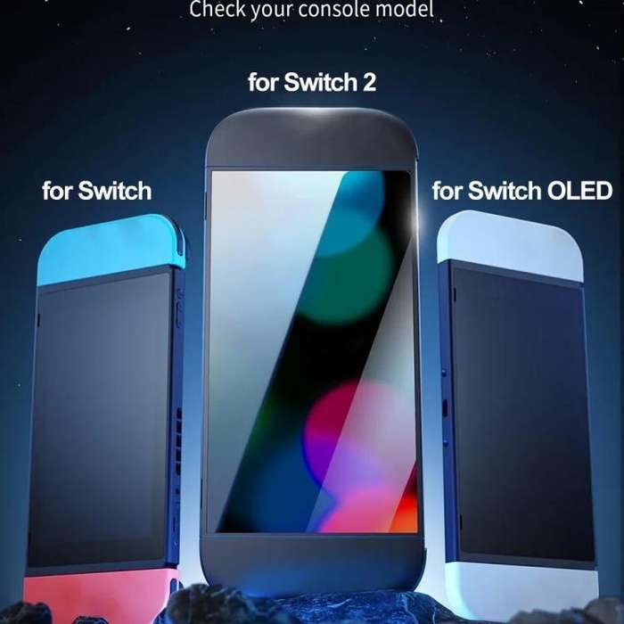 For Nintendo Switch OLED Dust-Free Warehouse HD Curved Edge Tempered Film