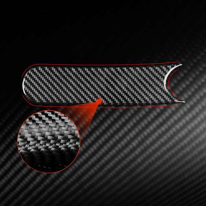Carbon Fiber Car Handbrake Panel Decorative Sticker for SEAT Leon 2005-2012, Left and Right Drive...