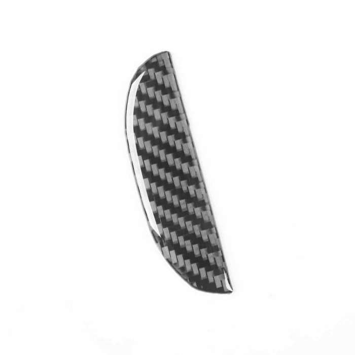 Carbon Fiber Car Passenger Seat Storage Box Handle Decorative Sticker for SEAT Leon 2005-2012, Le...