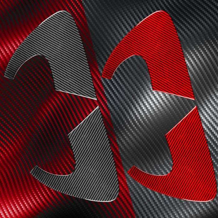 2pcs/Set Carbon Fiber Car Rear Triangle Window Decorative Sticker for SEAT Leon 2005-2012, Left a...