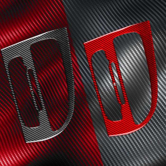 Carbon Fiber Car Center Console Air Conditioner Panel Decorative Sticker for SEAT Leon 2005-2012,...