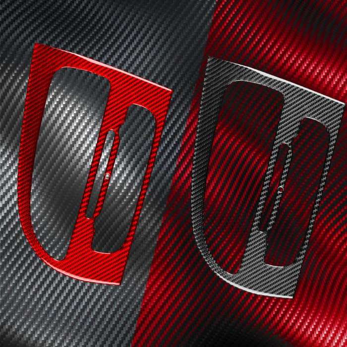 Carbon Fiber Car Center Console Air Conditioner Panel Decorative Sticker for SEAT Leon 2005-2012,...