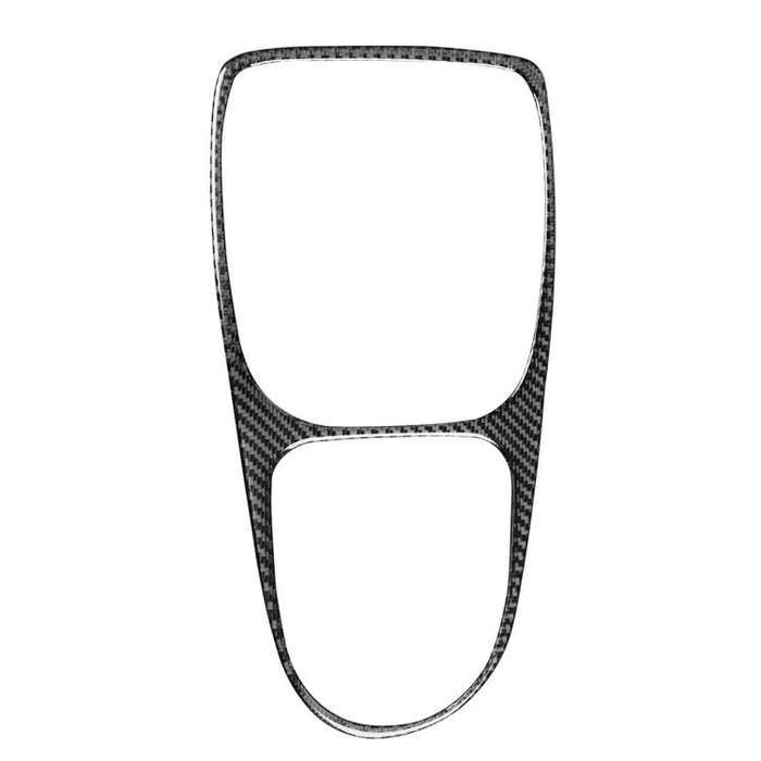 Carbon Fiber Car Gear Shift Frame Decorative Sticker for SEAT Leon 2005-2012, Left and Right Driv...