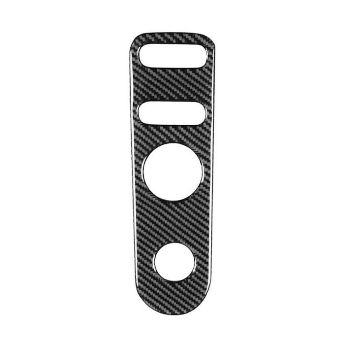 Carbon Fiber Car Rear Mirror Adjustment Panel B Decorative Sticker for SEAT Leon 2005-2012, Left ...