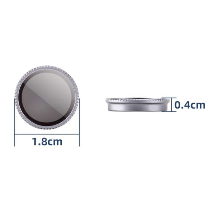 For Insta360 GO 3 Camera Lens Filter, Filter:ND64