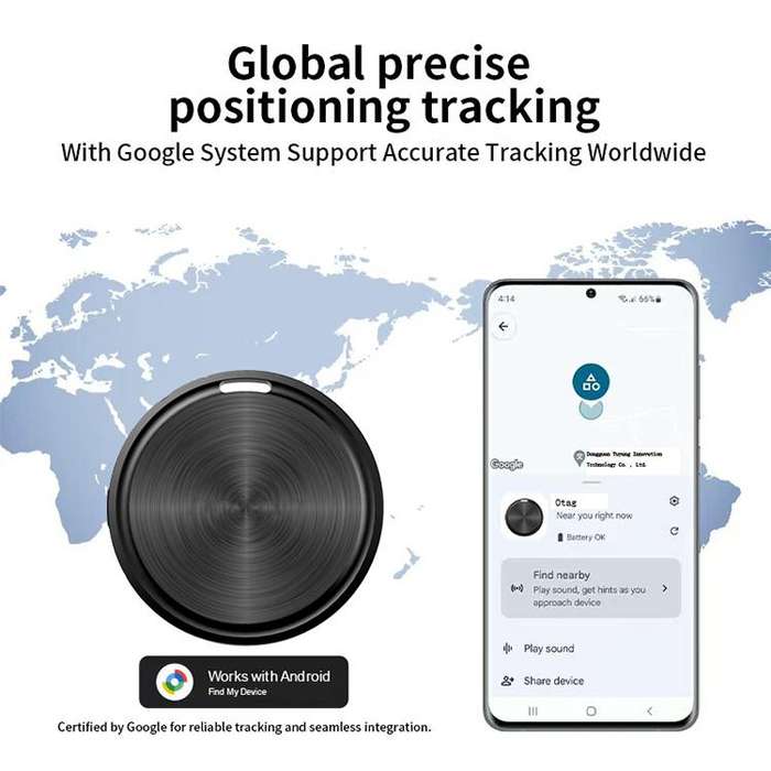 F8 Life Waterproof Air Location Tracker Anti-lost Device for Android Google Certified(White)