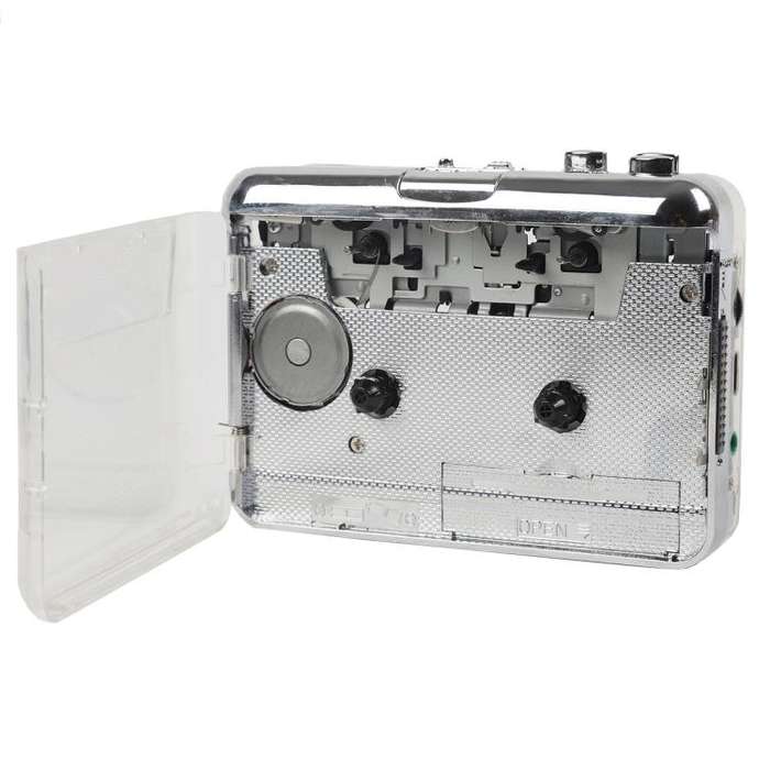 Tonivent TON010B Copper Flywheel Tape Converter Type-C Cassette to MP3 Player(Transparent)