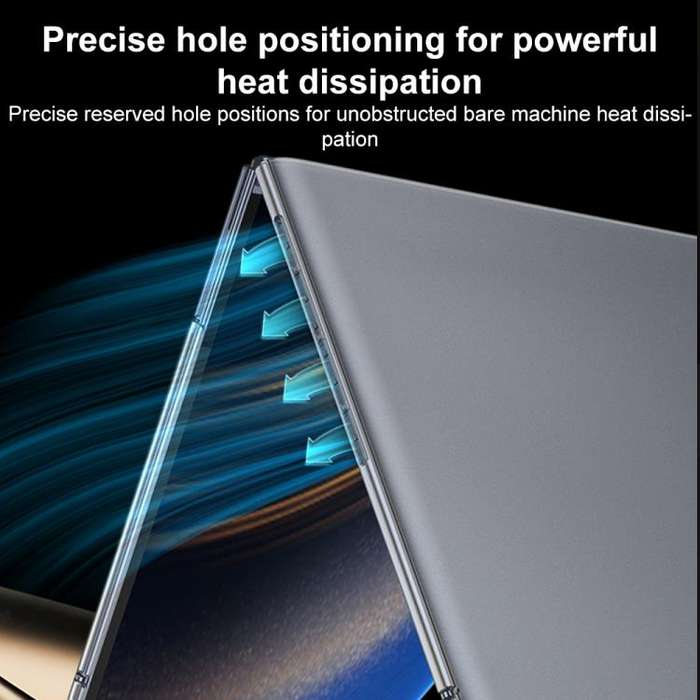For Huawei MateBook X Pro 2024 GKK Ultra-thin Full Coverage Frosted Translucent Laptop Case(Trans...