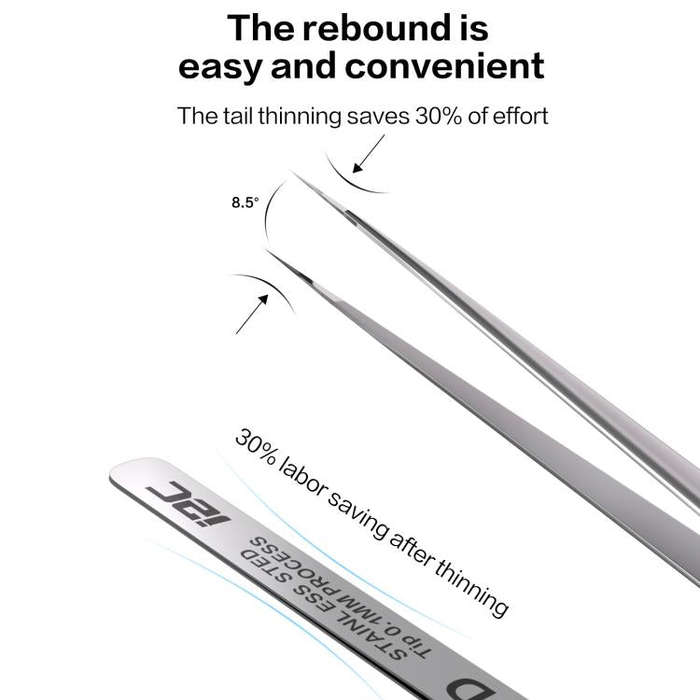 i2C NS Series Super Alloy High Precision Stainless Steel Super Hard Extra Tip Flying Wire Tweezer...