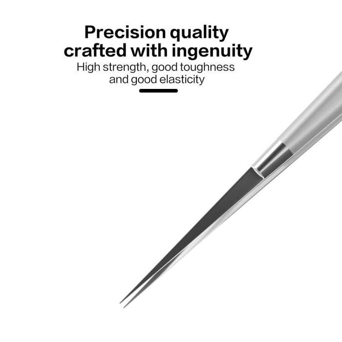 i2C NS Series Super Alloy High Precision Stainless Steel Super Hard Extra Tip Flying Wire Tweezer...