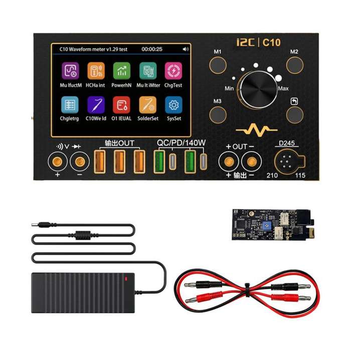 i2C C10 Ultra-high Precision Digital Waveform Ammeter with Charge Detection / Voltage Measurement...