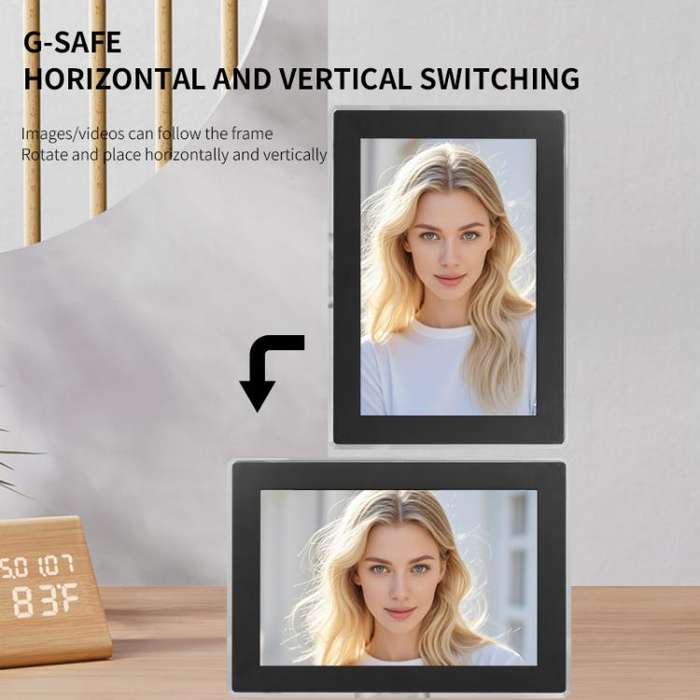 10 inch IPS HD Screen Smart WiFi Advertising Machine, Plug:AU Plug(Black)