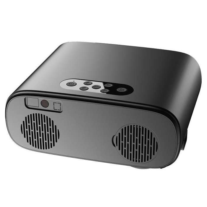 Cheerlux C16A Android Version 1920x1080P 450ANSI Smart Projector, US Plug(Black)