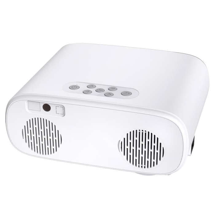 Cheerlux C16A Android Version 1920x1080P 450ANSI Smart Projector, UK Plug(White)