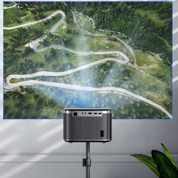 Cheerlux C26A Android Version 1920x1080P 420ANSI Smart Projector, US Plug(Tarnish)