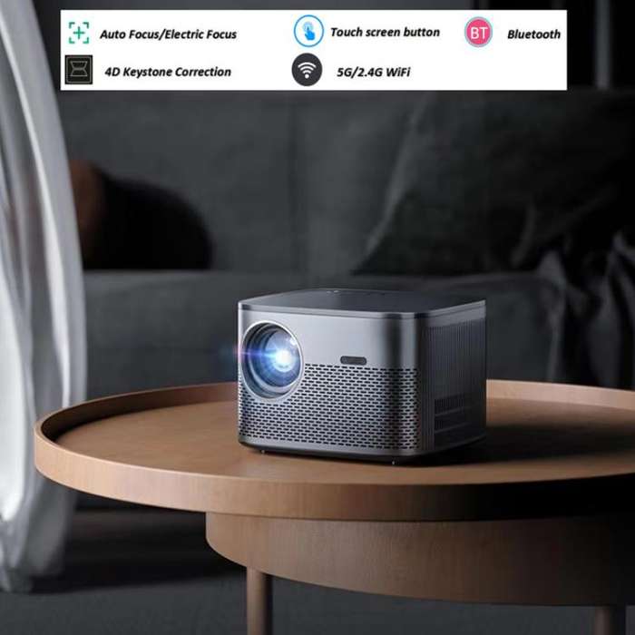 Cheerlux C26A Android Version 1920x1080P 420ANSI Smart Projector, UK Plug(Tarnish)