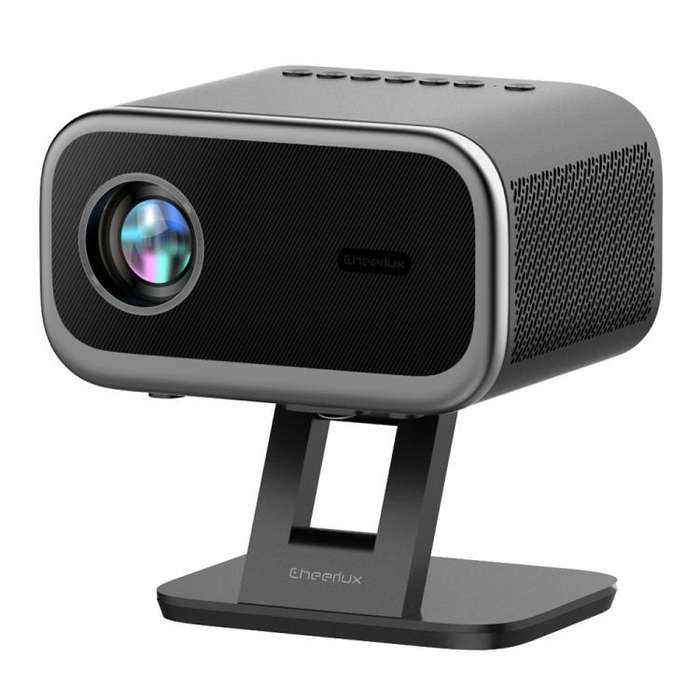 Cheerlux E1C Whale OS Version 1920x1080P 250ANSI Smart Projector, UK Plug(Tarnish)