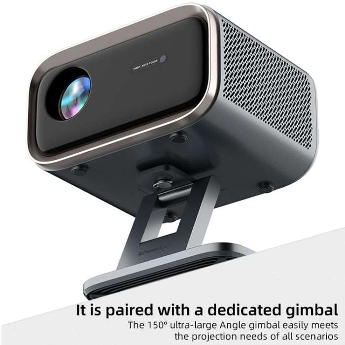 Cheerlux E1C Whale OS Version 1920x1080P 250ANSI Smart Projector, UK Plug(Tarnish)