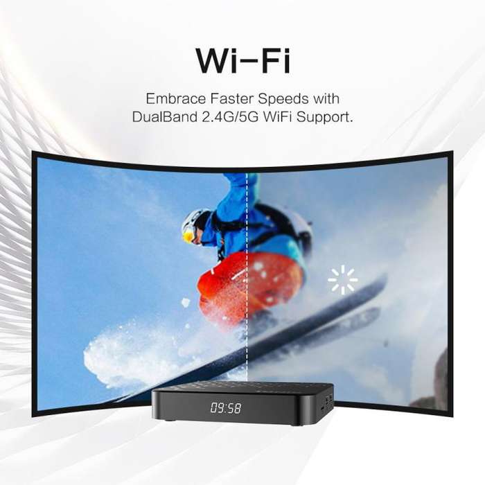 Tanix TX7 8K UHD Android 14 Smart TV Box with Remote Control, 2GB+16GB, Allwinner H728 Octa-Core(...