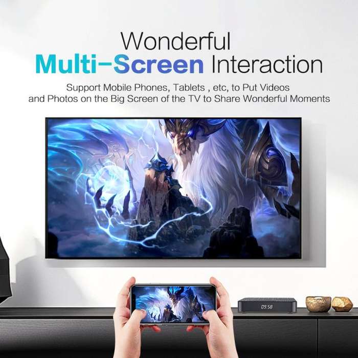 Tanix TX7 8K UHD Android 14 Smart TV Box with Remote Control, 2GB+16GB, Allwinner H728 Octa-Core(...
