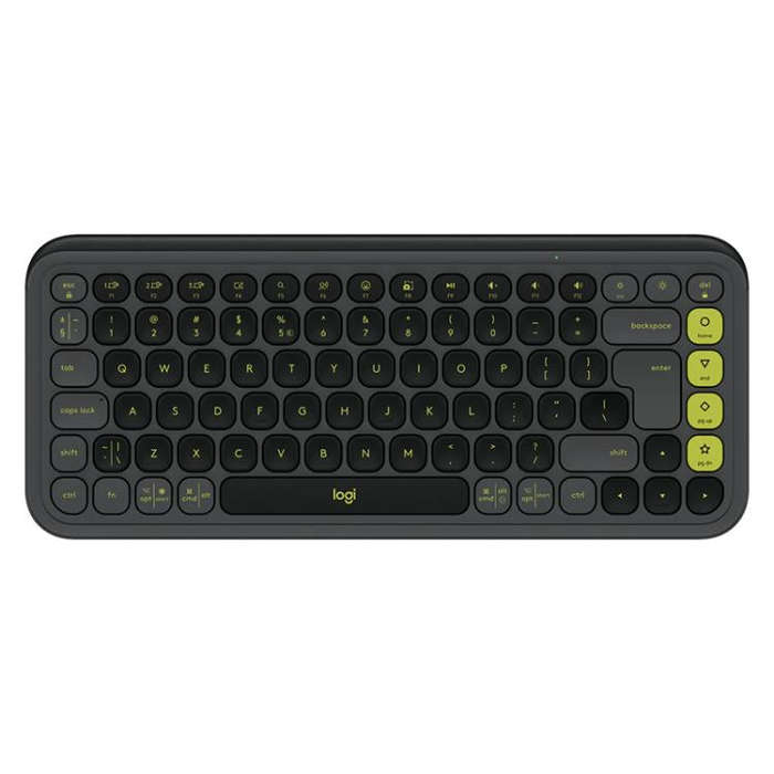 Logitech POP ICON KEYS Wireless Bluetooth Keyboard(Black)