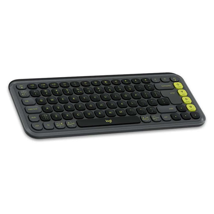 Logitech POP ICON KEYS Wireless Bluetooth Keyboard(Black)