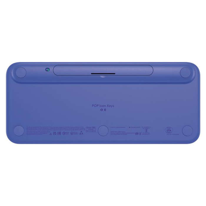 Logitech POP ICON KEYS Wireless Bluetooth Keyboard(Purple)