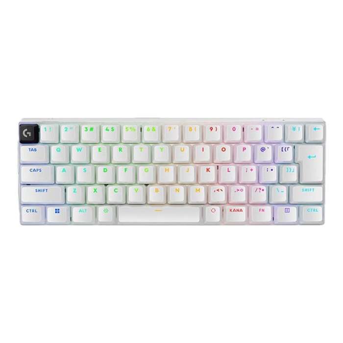 Logitech G PRO X 60 LIGHTSPEED Wireless Gaming Keyboard, GX-T Optical Switches(White)