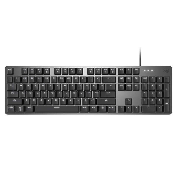 Logitech K845 Backlit Mechanical Wired Keyboard, Cable Length: 1.8m, Type:TTC-Blue Axis(Black)