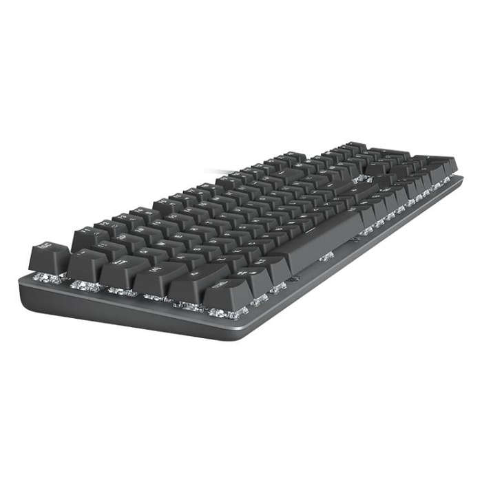 Logitech K845 Backlit Mechanical Wired Keyboard, Cable Length: 1.8m, Type:TTC-Blue Axis(Black)