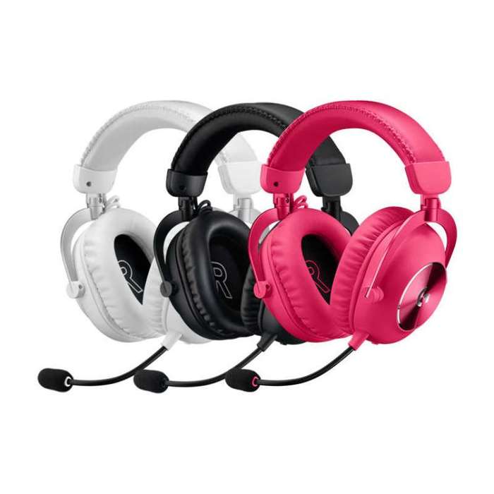 Logitech G PRO X2 Bluetooth 2.4G Dual-Mode Wireless Gaming Earphone(Pink)