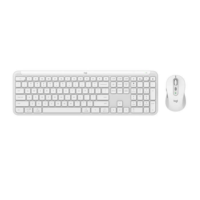 Logitech MK950 Wireless Slim Bluetooth Keyboard and Mouse Set(White)