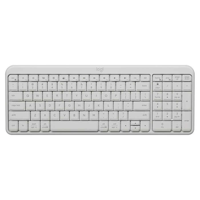 Logitech K251 Wireless Bluetooth Keyboard for Business Laptop Office use(White)