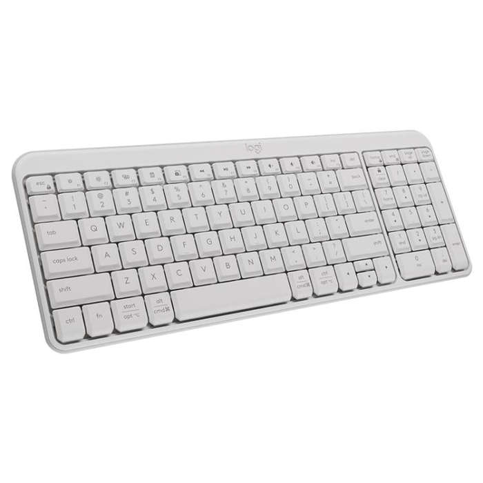 Logitech K251 Wireless Bluetooth Keyboard for Business Laptop Office use(White)