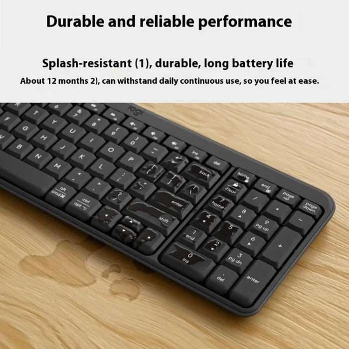 Logitech K251 Wireless Bluetooth Keyboard for Business Laptop Office use(Black)