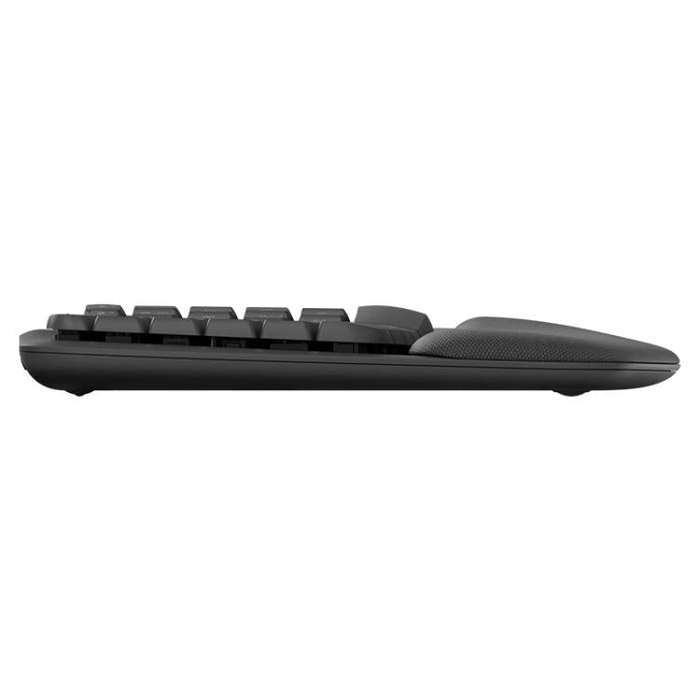 Logitech WAVE KEYS Wireless Ergonomic Keyboard(Black)