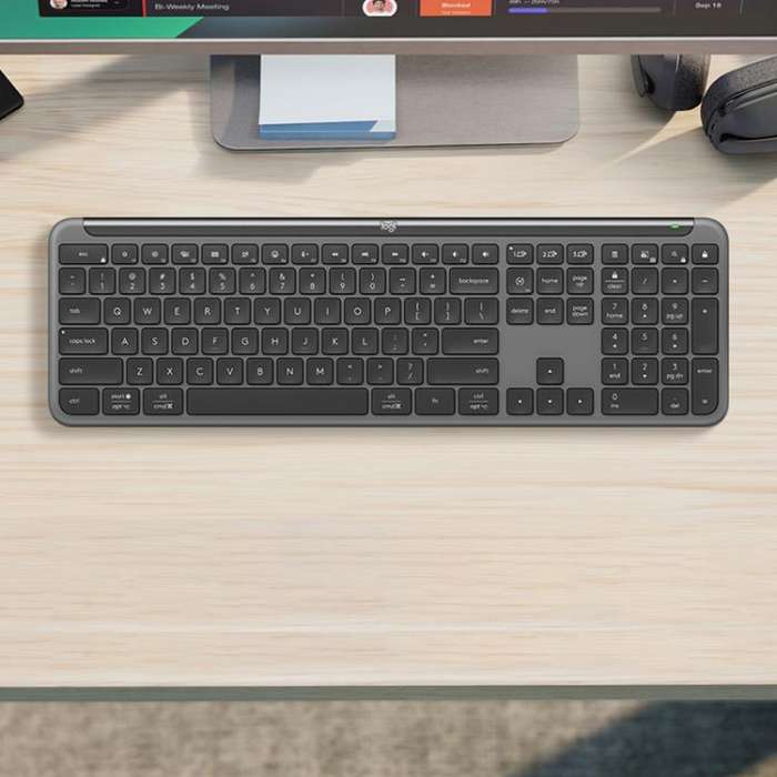 Logitech K950 Slim Silent Wireless Bluetooth Keyboard(Black)